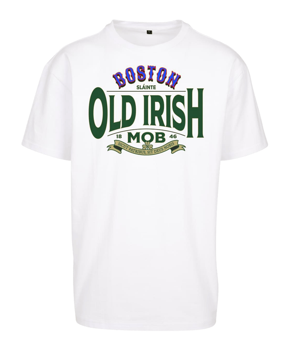 Mister Tee Old Irish Mob Oversized T-Shirt Schwarz - schwarz