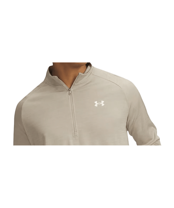 Under Armour Tech Textured 1/2 Zip Zip Top Marrone C299 - marrone