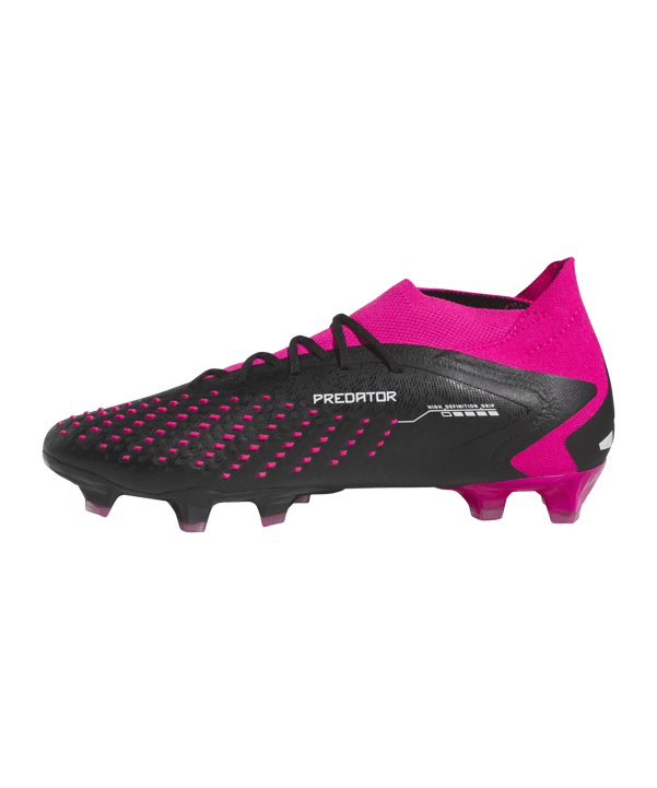 adidas Predator Accuracy.1 FG Own Your Football Schwarz Weiss Pink - schwarz