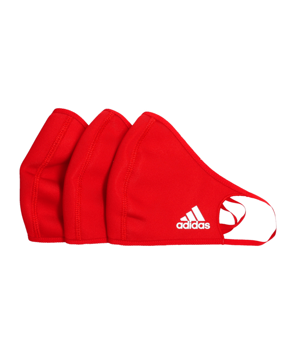adidas Gesichtsmaske Gr. M/L Rot - rot