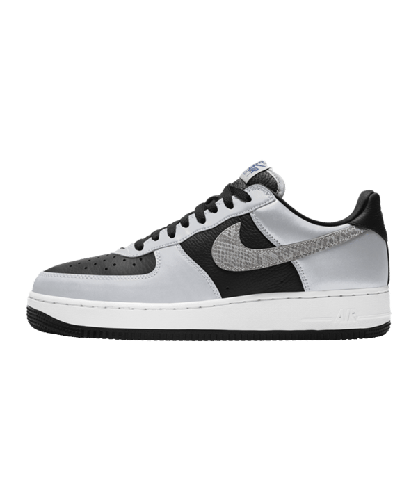 Nike Air Force 1 Schwarz Silber F001 - schwarz