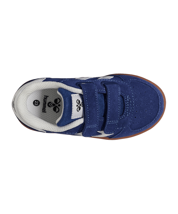 Hummel Victory Suede II Sneaker Kids Blau F7149 - blau