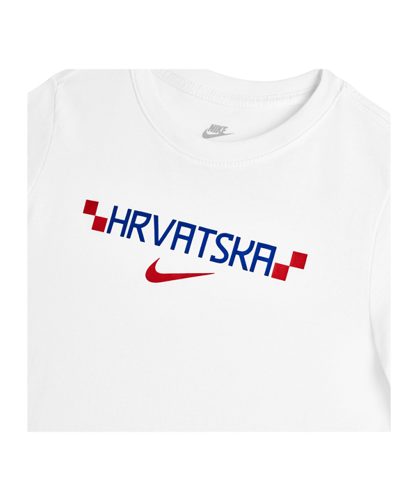 Nike HNS Kroatien Graphic T-Shirt Weiß F100 - weiss