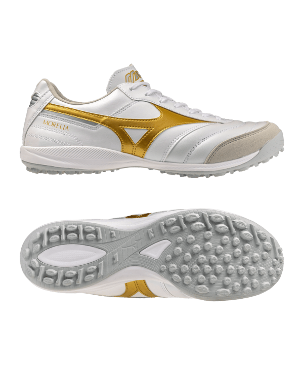 Mizuno Morelia Sala Elite TF Bright Gold Weiß F50 - weiss