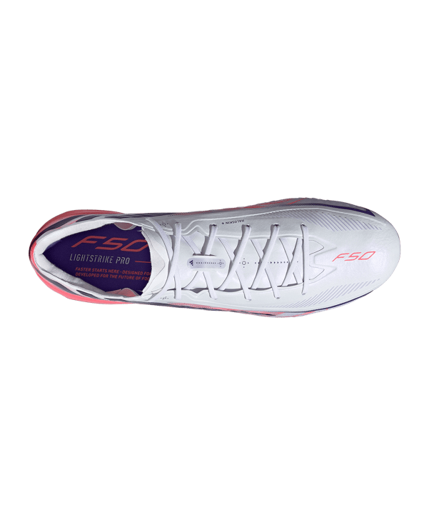 adidas F50 Hyperfast Elite AG Chaos vs Control Blanc - blanc