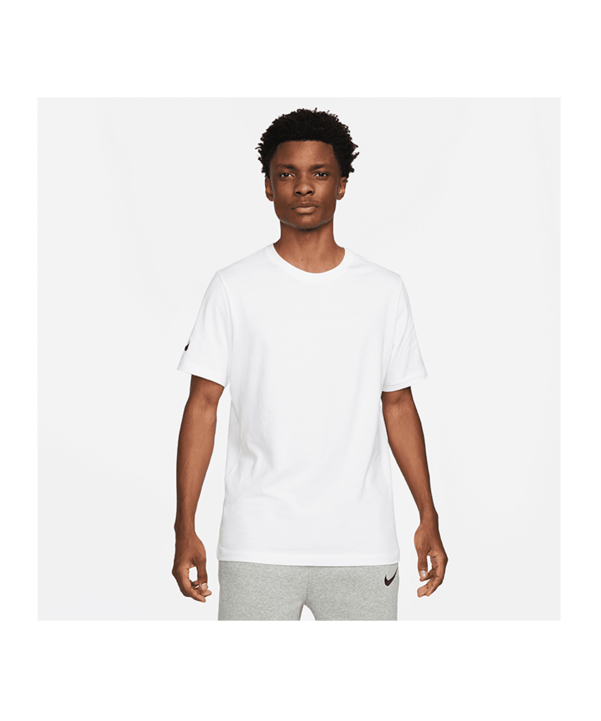 Nike Park 20 T-Shirt Weiss Schwarz F100 - weiss