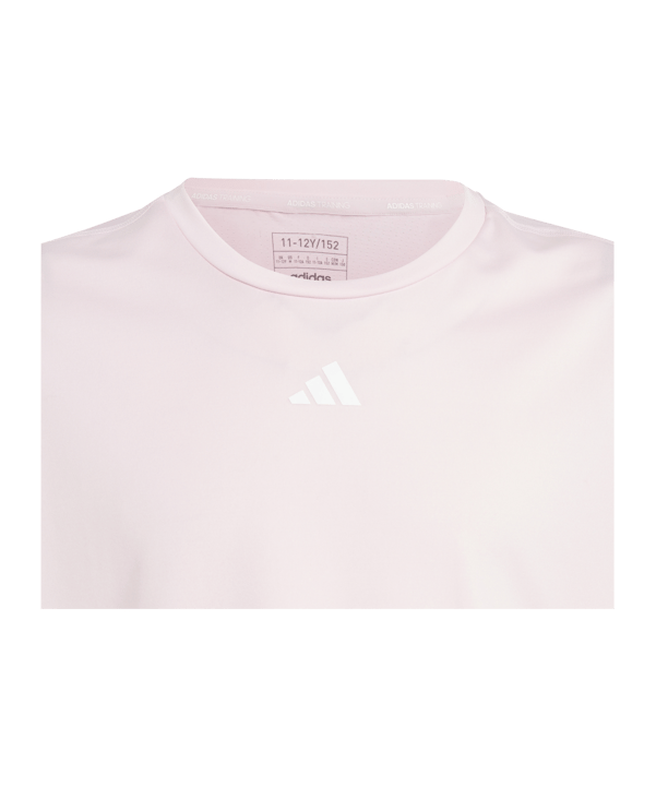adidas Aeroready 3-Stripes T-Shirt Kids Pink - rosa