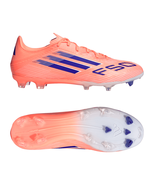 adidas F50 League FG/MG Coral Blaze Orange - orange