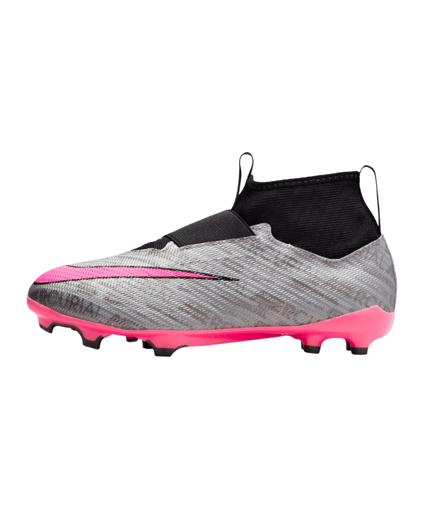 Nike Jr Air Zoom Mercurial Superfly IX Pro FG XXV Kids Silber Pink F060 - silber
