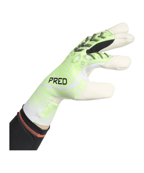 adidas Predator Pro Hybrid Torwarthandschuhe Radiant Blaze Grün