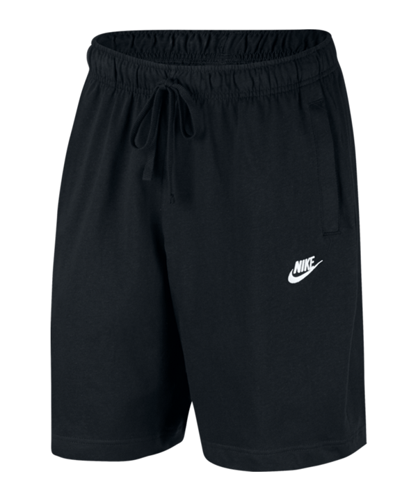 Nike Club Jersey Short Schwarz Weiss F010 - weiss