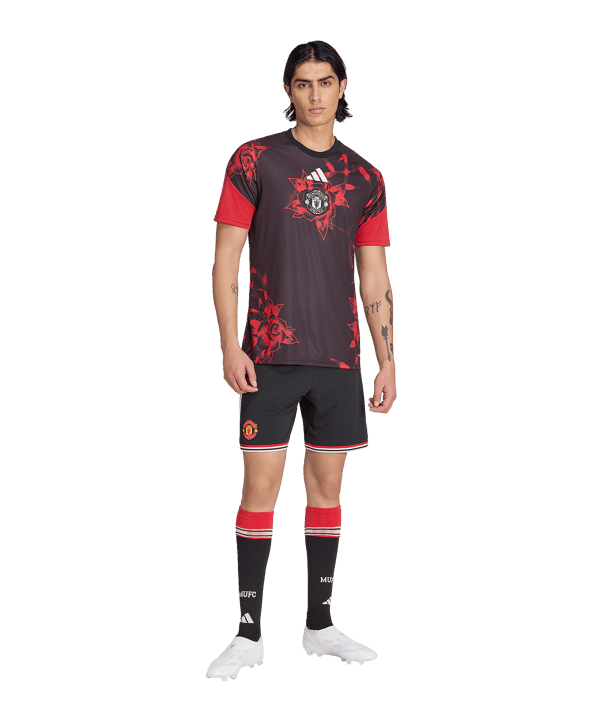 adidas Manchester United Pre Match Trikot 2026/2027 Rot - rot