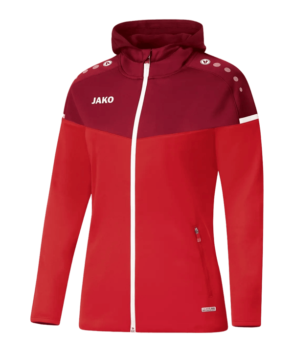 JAKO Champ 2.0 Veste à capuche Femmes Rouge C001 - rouge