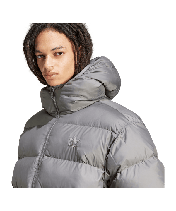 adidas Originals Commercial Puff Daunen Jacke Grau - grau