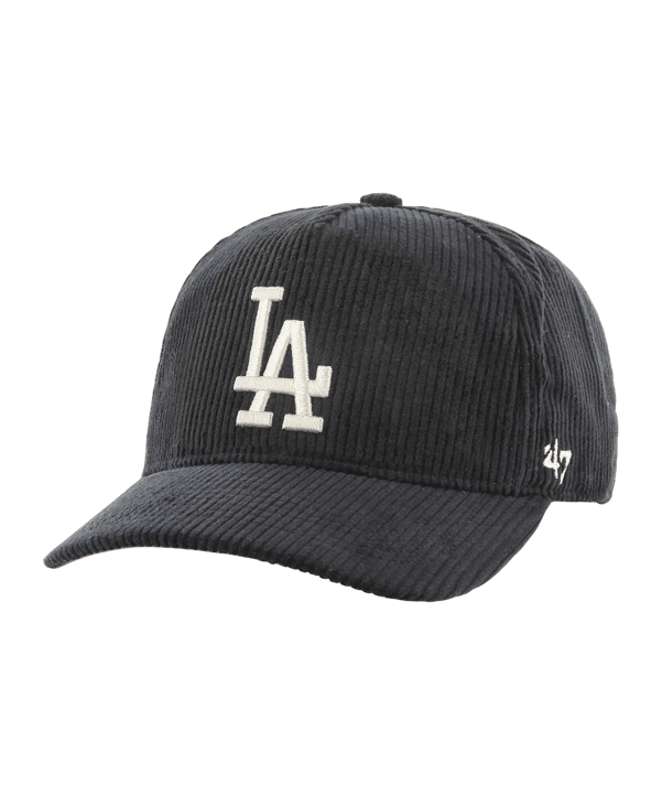 '47 Brand Los Angeles Dodgers MLB Thick Cord 47 HITCH Cap Schwarz - schwarz