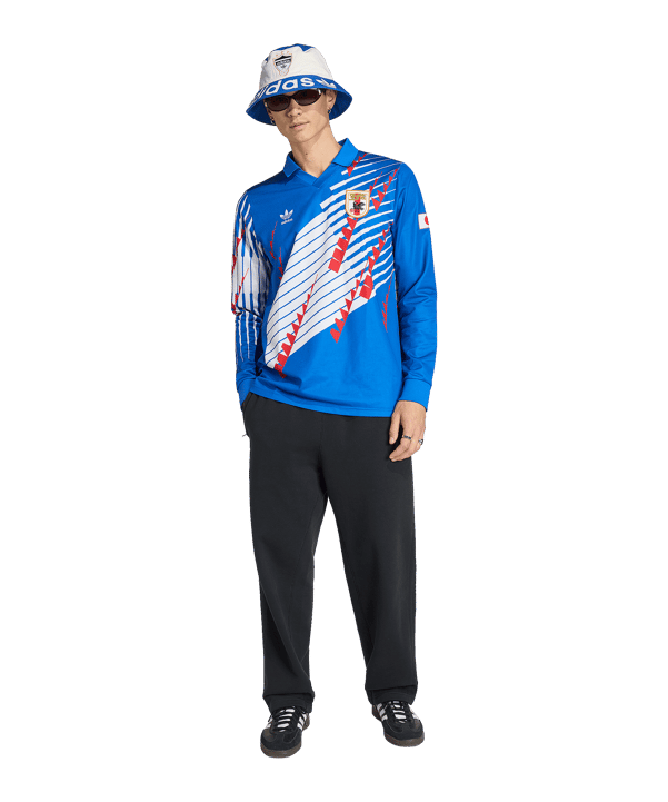 adidas JFA Japan Bringback 1993 Shirt met lange mouwen Home Blauw - blauw