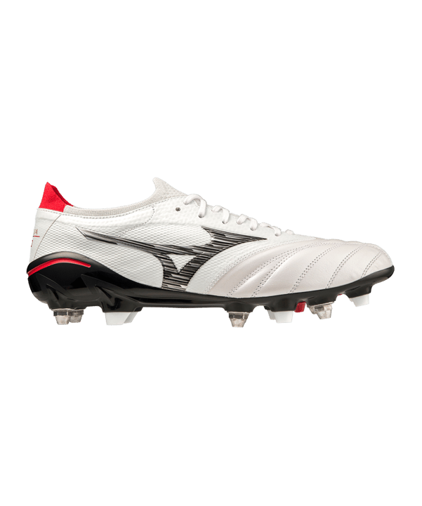 Mizuno Morelia Neo IV Made in Japan Mix Special Edition Weiss Schwarz Rot F09 - weiss