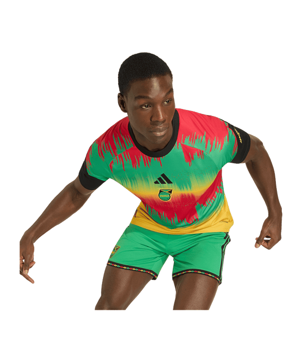 adidas JFF Jamaika Prematch Trikot Home WC 2026 Gelb - gelb