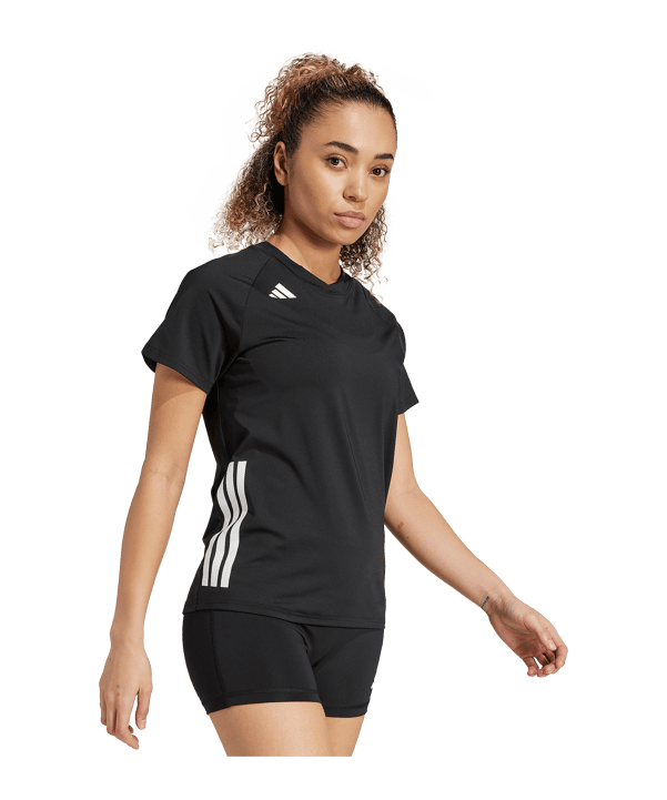 adidas Hilo Maglietta Donna Nero - nero