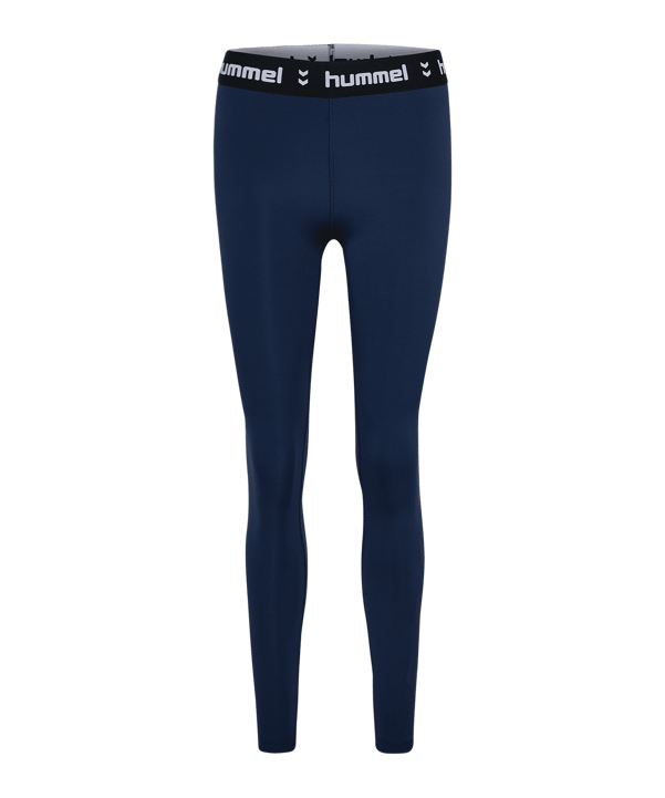 Hummel Pulse Mid Waist Tight Damen Blau F7459 - blau