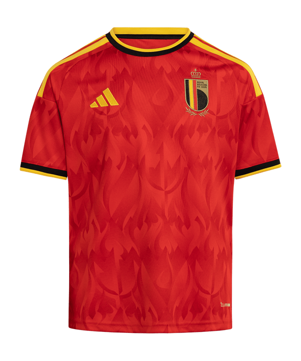 adidas Belgien Trikot Home WM 2026 Kids Rot - rot