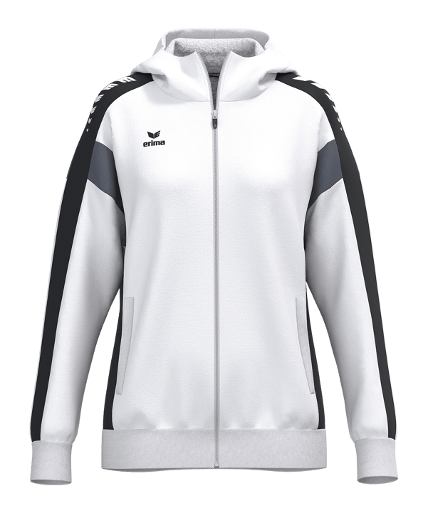 Erima Celebrate 125 Kapuzenjacke Damen Weiss - weiss