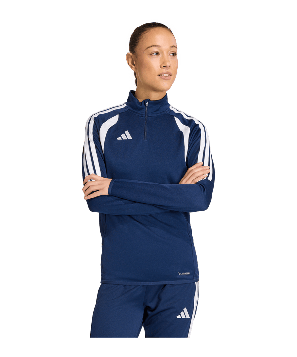 adidas Tiro 26 League Training Sweatshirt Damen Dunkelblau - weiss