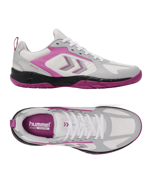 Hummel Speed Court Schuh Weiss F9380 - weiss