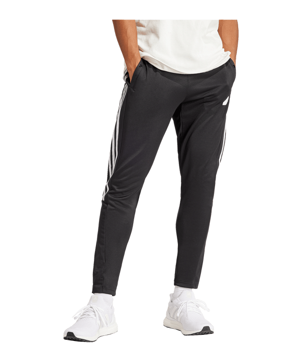 adidas Tiro Trainingshose Schwarz Weiss - schwarz