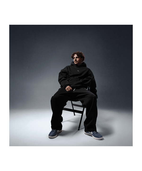 Nike Secondary Brushed Open Hem Hose Schwarz F010 - schwarz