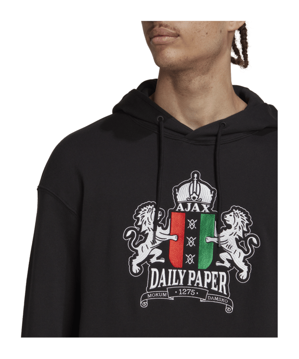 adidas Ajax Amsterdam Hoody Schwarz - schwarz