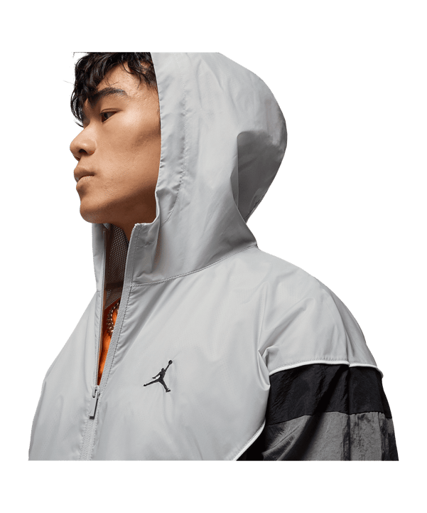 Jordan Brooklyn Draft Trainingsjacke Grau F077 - grau