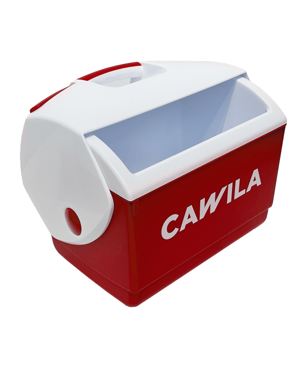 Cawila LIGA SportsCARE Eisbox | rot | 10 Liter - rosso