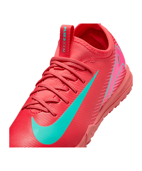 Nike Jr Air Zoom Mercurial Vapor XVI Academy TF Mad Energy Kids Rot F800 - rot