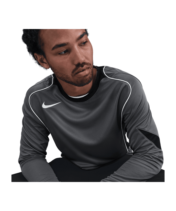 Nike Dri-Fit T90 Longsleeve Sweatshirt Grau F064 - grau