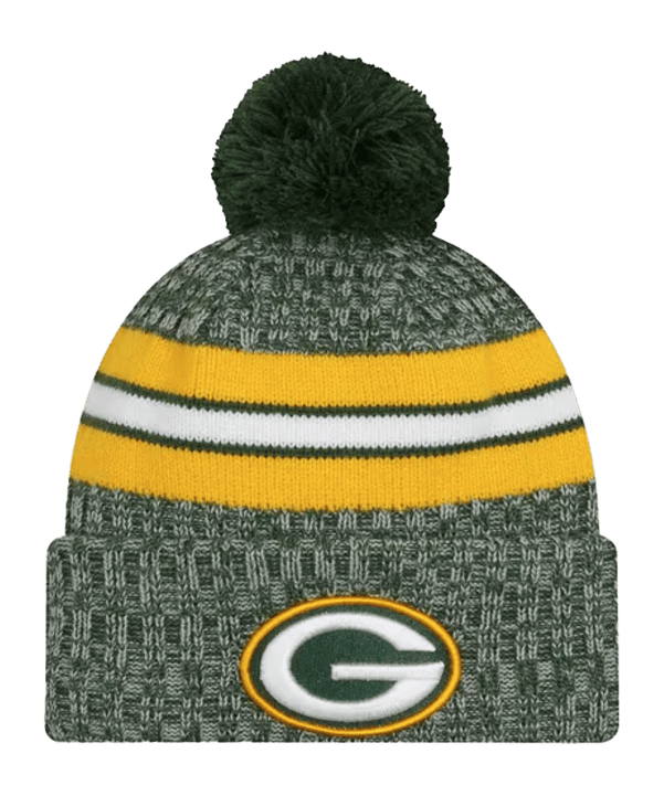 New Era Green Bay Packers Sideline Knit Beanie Grün | Lifestyle