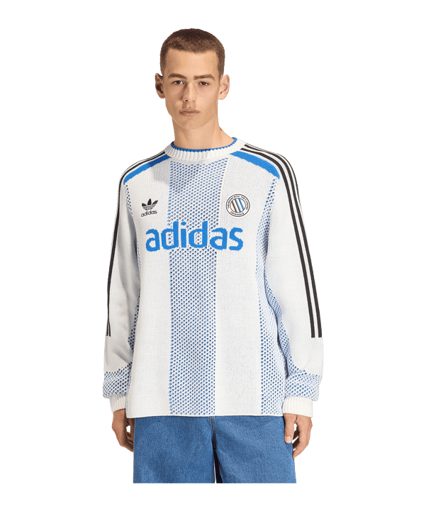 adidas Originals Blokecore Longsleeve Weiß - weiss