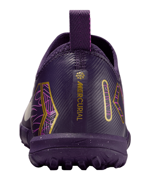 Nike Jr Air Zoom Mercurial Vapor XVI Academy TF Kylian Mbappe Signature Kids Lila F500 - lila
