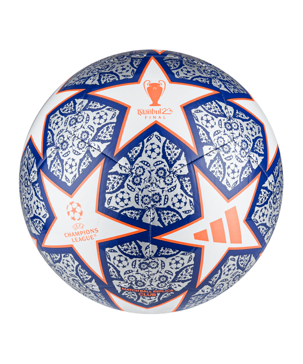 adidas UCL Club Istanbul Trainingsball Silber - silber