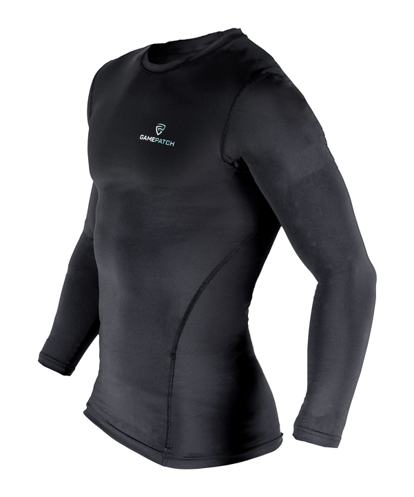 Gamepatch Compressishirt Hemd Schwarz - schwarz
