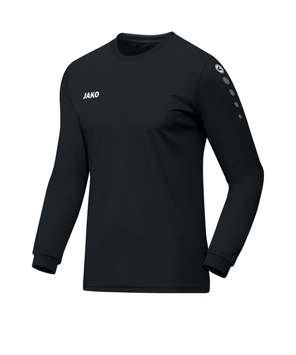 JAKO Team Trikot langarm Kids Schwarz F08 - schwarz