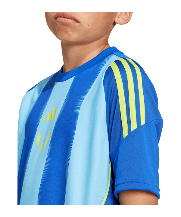 adidas Messi Training Trikot Kids Blau - blau