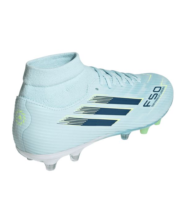 adidas F50 Sparkfusion League High FG/AG Ice Cold Precision Damen Blau - blau
