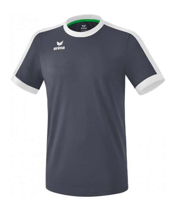 Erima Retro Star Trikot Kids Grau Weiss - grau