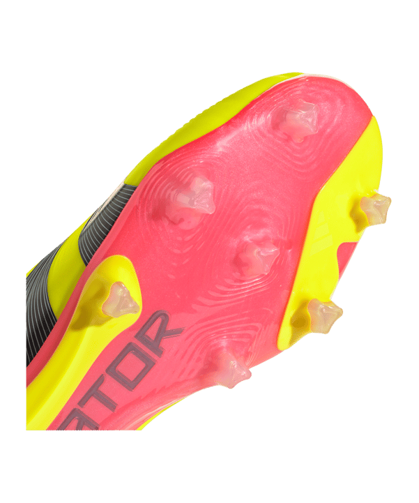 adidas Predator Pro FG Energy Citrus Gelb Schwarz Rot - gelb