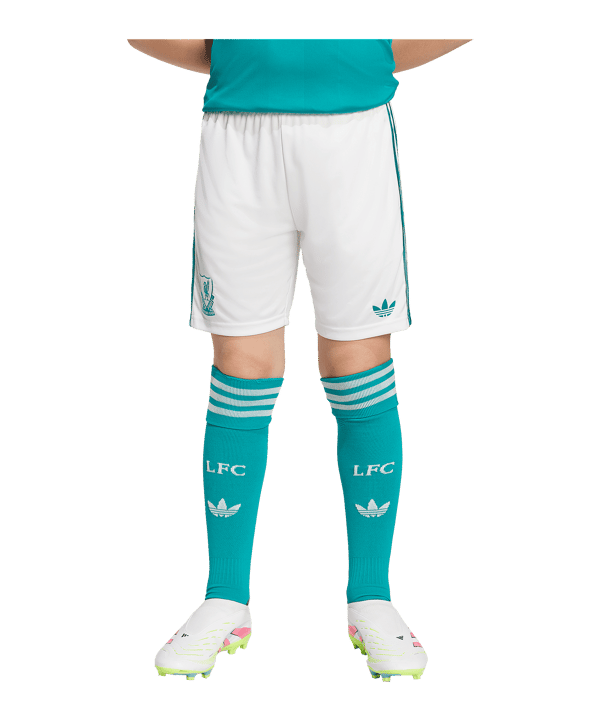 adidas FC Liverpool Short 3rd 2025/2026 Kids Weiß - weiss