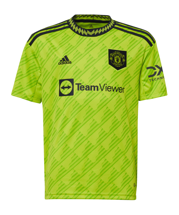 adidas Manchester United Trikot 3rd 2022/2023 Kids Grün - gruen