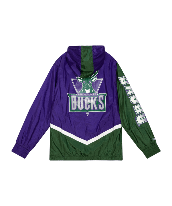 Mitchell and Ness NBA Windbreaker Jacke Lila
