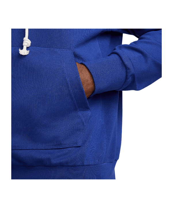 Nike Standard Issue Chain Hoody Blau Weiss F455 - blau