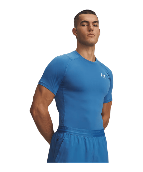 Under Armour HG Armour Comp Maglia intima Blu C430 - blu